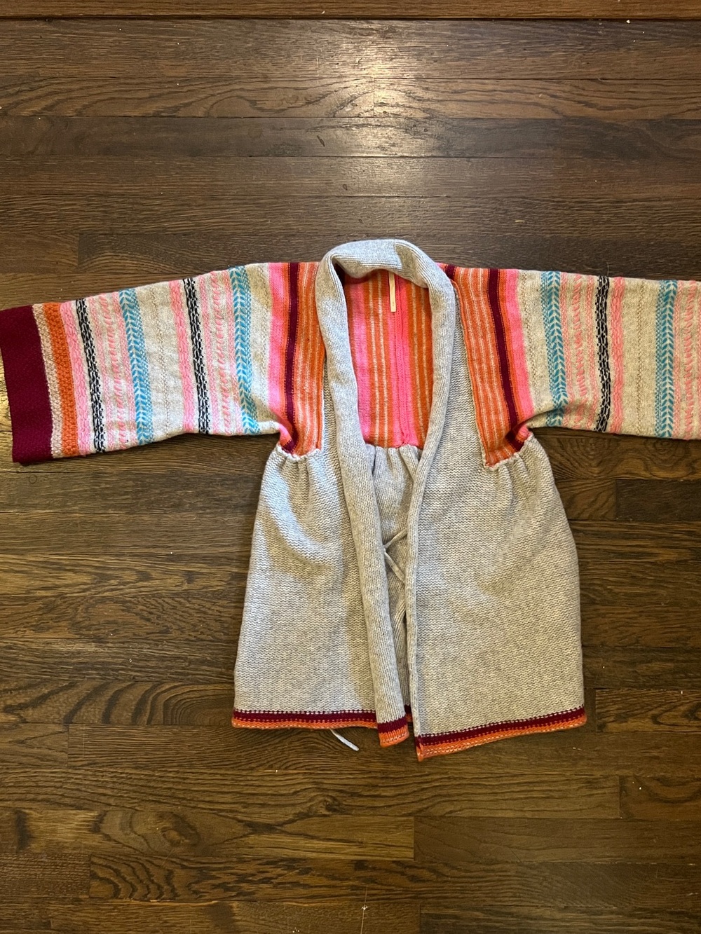 Free People Multi Color Wool Sweater sz Small